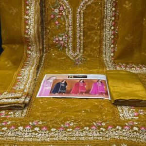 Pakistani Haniya Inspired Unstitched party wear Code: 208