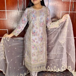 Pakistani Sadabahar Inspired Unstitched party wear Code: 210
