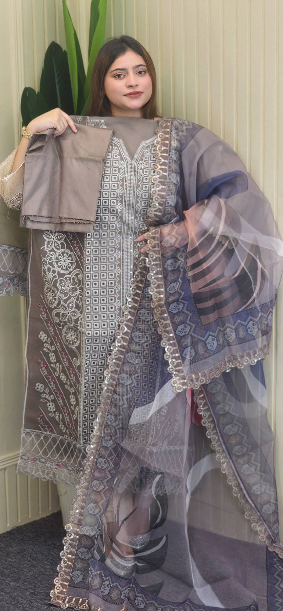 Pakistani Inspired Cotton party wear 117